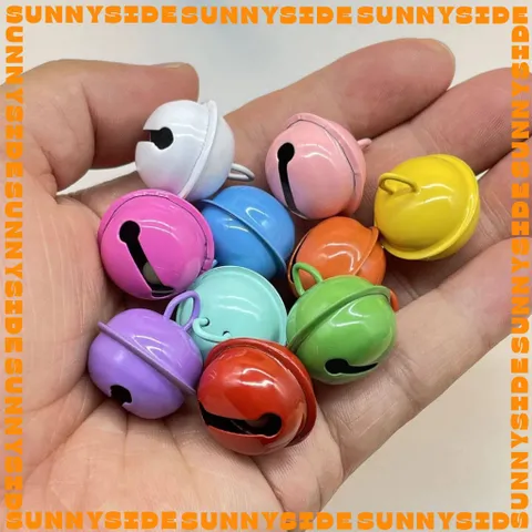 02 Cái Chuông Gắn Vòng Cổ Thú Cưng 22mm Mặt Dây Chuyền Chuông Màu Chuông Mèo Cổ Chó Chuông Trang Trí Tiệc Phụ Kiện