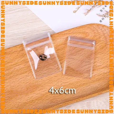 Combo 10 Túi Zip Đựng Trang Sức Bằng PVC Dẻo Dày Trong Suốt Bền Chắc Tiện Dụng