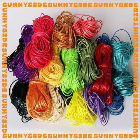 15m Dây Sáp Wax Sáp Bóng Hàn Quốc Loại 1 1mm Đủ Màu Không Thấm Nước Làm Handmade Trang Sức Dây Chuyền Vòng Tay