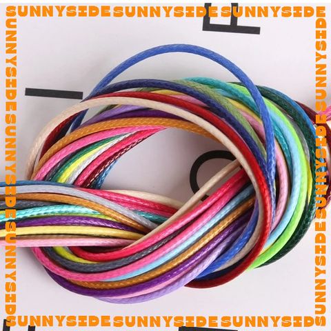15m Dây Sáp Wax Sáp Bóng Hàn Quốc Loại 1 1mm Đủ Màu Không Thấm Nước Làm Handmade Trang Sức Dây Chuyền Vòng Tay