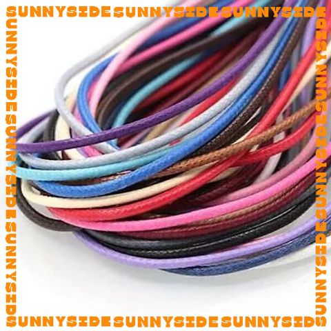 15m Dây Sáp Wax Sáp Bóng Hàn Quốc Loại 1 1mm Đủ Màu Không Thấm Nước Làm Handmade Trang Sức Dây Chuyền Vòng Tay