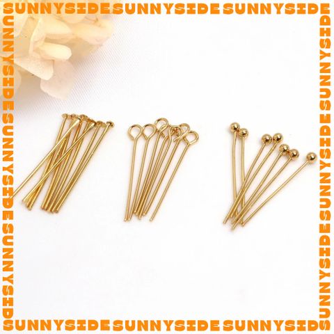 20 Cây Đinh Bằng Thép Không Gỉ Mạ Vàng Cao Cấp Chữ T, Số 9, Đinh Kim Dùng Làm Trang Sức Handmade DIY
