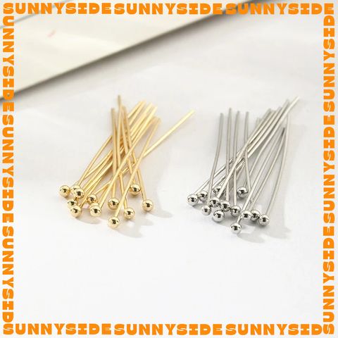 20 Cây Đinh Bằng Thép Không Gỉ Mạ Vàng Cao Cấp Chữ T, Số 9, Đinh Kim Dùng Làm Trang Sức Handmade DIY