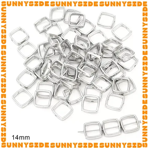 Gói 20 Cái Charm Khung Lồng Hạt Hình Vuông Hình Tròn Làm Trang Sức Handmade DIY