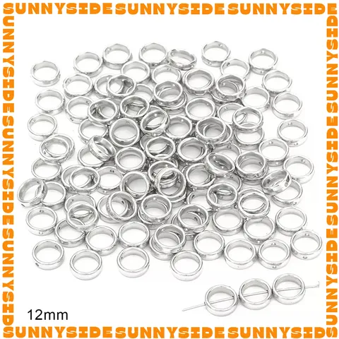 Gói 20 Cái Charm Khung Lồng Hạt Hình Vuông Hình Tròn Làm Trang Sức Handmade DIY