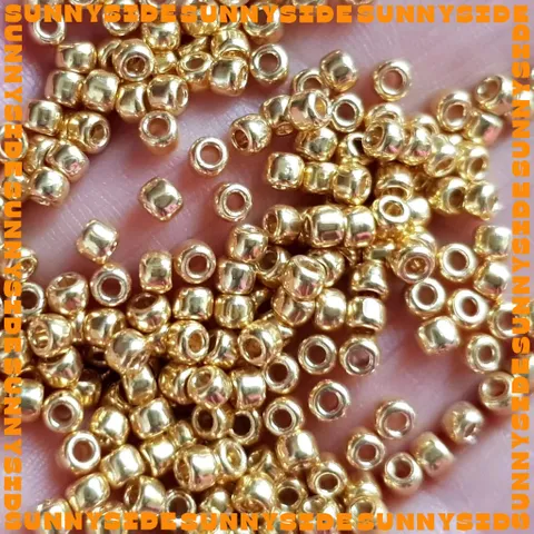Gói 10gr Hạt Cườm Nhật TOHO ROUND Màu Kim Loại Cao Cấp Size 8/0 3li