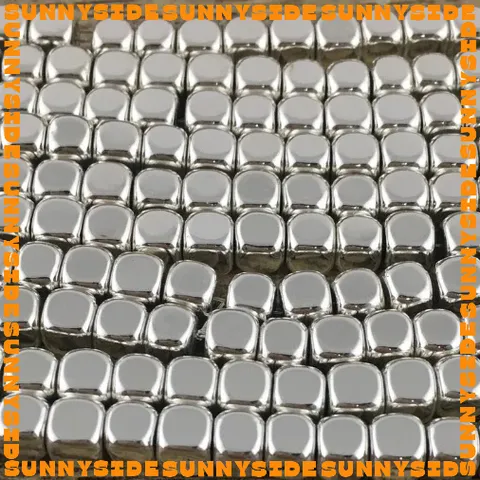 Gói 50 Hạt Cườm Hình Vuông Hạt Đá Hematit Thiên Nhiên Xỏ Vòng Làm Trang Sức Handmade DIY