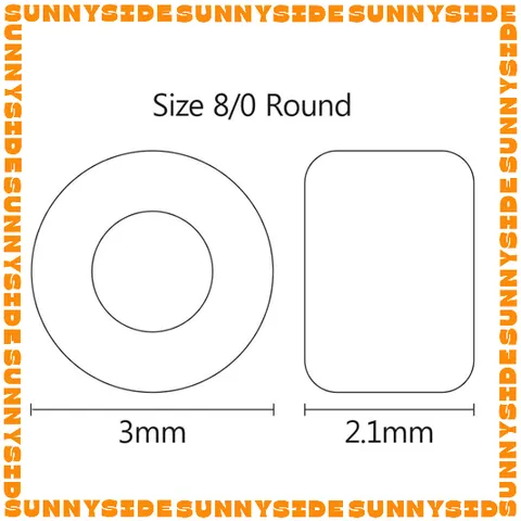 Gói 10gr Hạt Cườm Nhật TOHO ROUND Màu Kim Loại Cao Cấp Size 8/0 3li