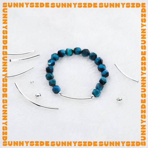 Gói 10 Cái Charm Ống Tròn Xỏ Dây Ngang Đồng Trơn Cao Cấp Làm Vòng Tay Trang Sức Handmade DIY