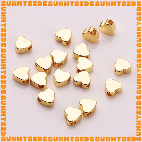 10/20 Charm Hạt Cườm Mạ Vàng 18K 5mm Xỏ Lỗ Hình Trái Tim Ngôi Sao Vương Miện Cao Cấp Làm Trang Sức