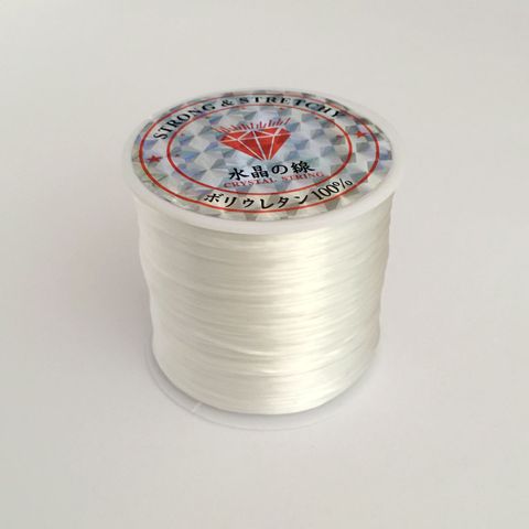 1 Cuộn Dây Cước Lụa Đàn Hồi 60m Dây Thun Lụa Xỏ Chuỗi Hạt Làm Handmade Trang Sức Thắt Vòng Đồ Thủ Công 752856