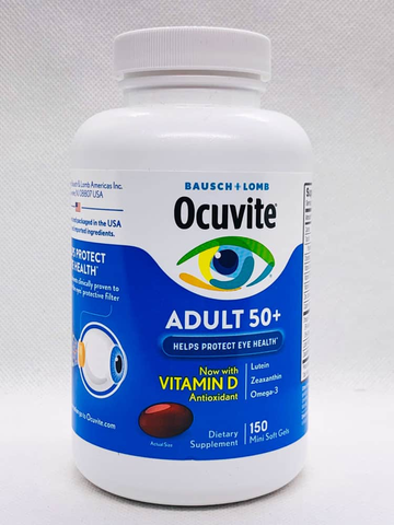  bổ mắt Ocuvite dành cho người lớn tuổi Ocuvite Adult 50+ 150 viên