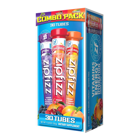 Bột Vitamin và khoáng chất bổ sung năng lượng Zipfizz 30 ống