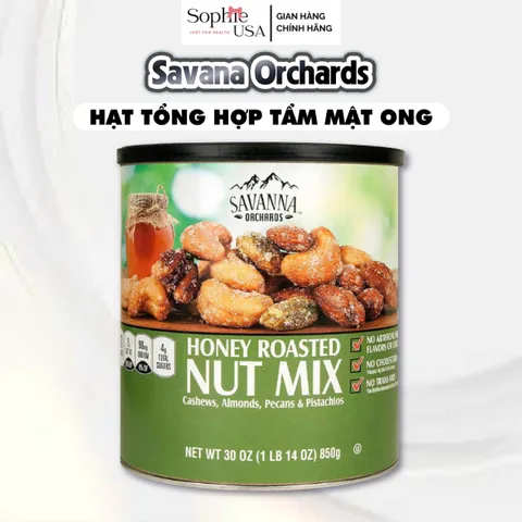 HẠT HỖN HỢP TẨM MẬT ONG Gourmet Honey Roasted Nut MIX 