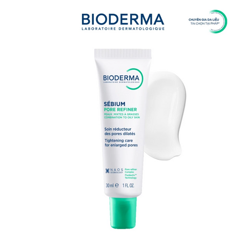Kem Dưỡng Bioderma Sebium Pore Refiner 30ml - Giải Pháp Hiệu Quả Cho Da Dầu Mụn, Thu Nhỏ Lỗ Chân Lông, Kiểm Soát Dầu