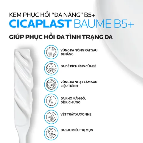 Kem Dưỡng Làm Dịu Da La Roche-Posay Cicaplast B5+ Baume 100ml – Phục Hồi Da, Giảm Kích Ứng