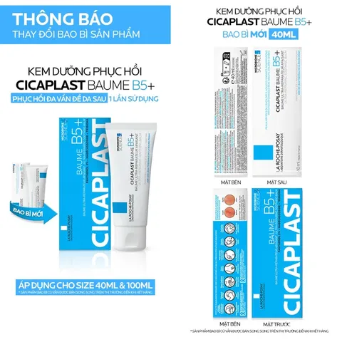 Kem Dưỡng Làm Dịu Da La Roche-Posay Cicaplast B5+ Baume 100ml – Phục Hồi Da, Giảm Kích Ứng
