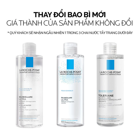 Nước Tẩy Trang La Roche-Posay 400ml – Làm Sạch Sâu, Dịu Nhẹ Cho Da Nhạy Cảm