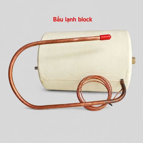 Bầu lạnh bọc xốp 1 lít chạy bằng block sử dụng trong máy lọc nước nóng lạnh