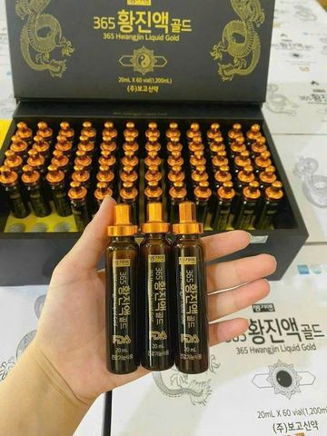 Tinh Chất Nước Đông Trùng Hạ Thảo 365 Hàn Quốc - Hộp 60 Ống x 20ml - Hỗ Trợ Sức Khỏe Tăng Cường Đề Kháng 753092