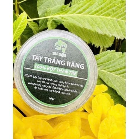 Bột Than Tre - Tẩy sáng bóng răng an toàn, hiệu quả 30gr