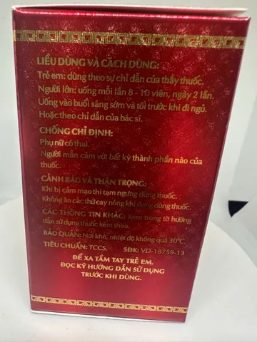 Hoàn cứng Thập Toàn Đại Bổ OPC, bồi bổ khí huyết, người thiếu máu, cơ thể suy nhược