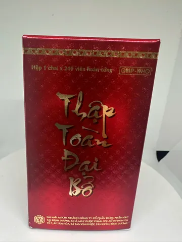 Hoàn cứng Thập Toàn Đại Bổ OPC, bồi bổ khí huyết, người thiếu máu, cơ thể suy nhược
