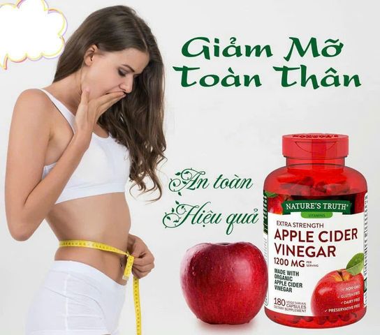 Kẹo Dẻo Giấm Táo Giảm Cân Nature's Truth 120 Viên - Hỗ Trợ Giảm Cân, Thanh Lọc Cơ Thể, Tăng Cường Sức Đề Kháng