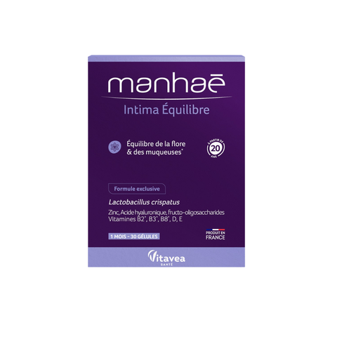 [Nhập khẩu] Men Vi Sinh Phụ Khoa Manhae Intima Equilibre - Hỗ Trợ Cải Thiện Sức Đề Kháng 30 Viên/Hộp