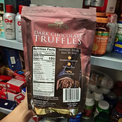 Copper Kettle Dark Chocolate Truffles With Sea Salt 448g