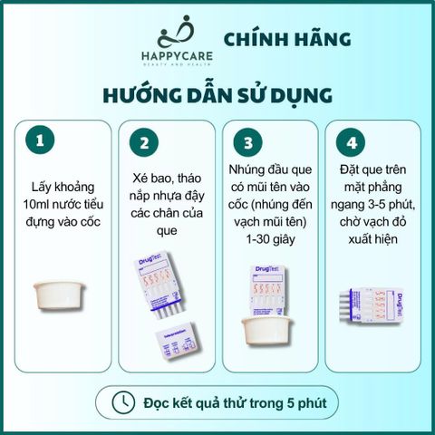 (CHE TÊN) 1 Bộ Kit Test Nhanh HIV FaStep HIV 1/2 Rapid Test Device, Phát hiện sau 28 ngày