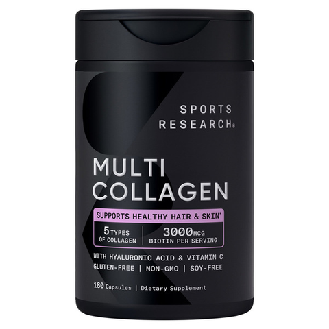 Viên Uống Sports Research Multi Collagen Complex – Hộp 180 Viên