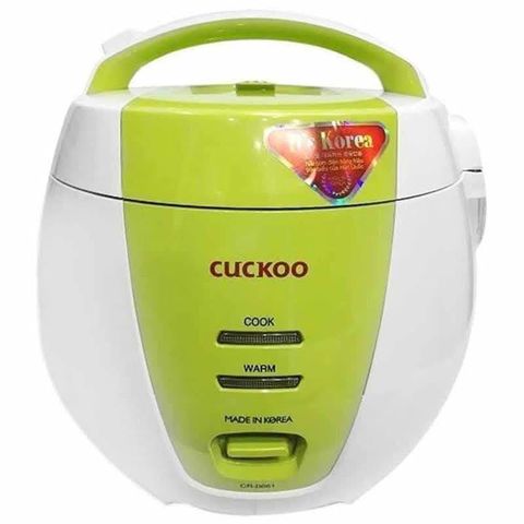Nồi Cơm Cơ CUCKOO CR0661 Dung Tích 1L Made In Korea Màu Xanh