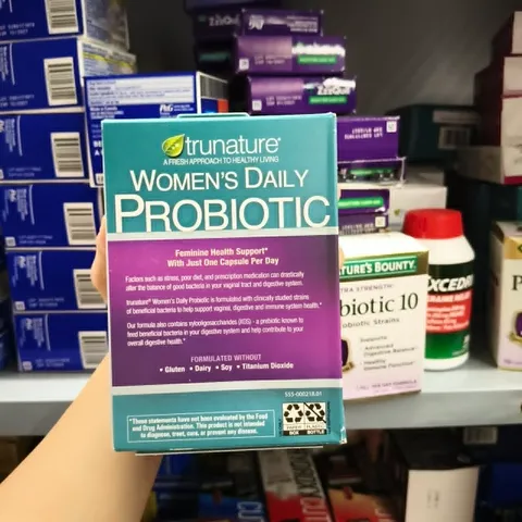 Hỗ trợ Men vi sinh cho phụ nữ Trunature Women’s Daily Probiotic 90 Capsules
