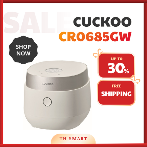 Nồi Cơm Điện Tử CUCKOO CR0685GW Dung Tích 1.08L