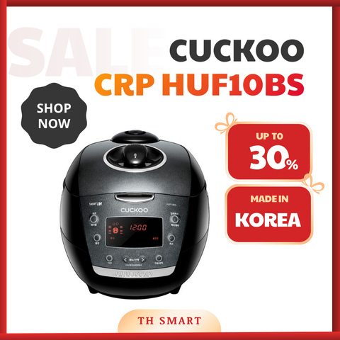 Nồi Cơm Điện Cao Tần Áp Suất CUCKOO HUF10BS Dung Tích 1.8L Made In Korea