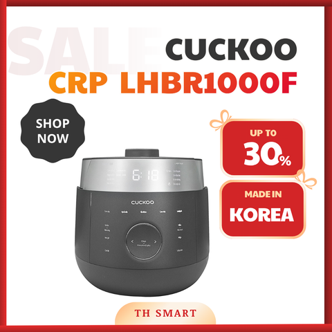 Nồi Cơm Điện Cao Tần Áp Suất CUCKOO CRP LHBR1000F 1.8L