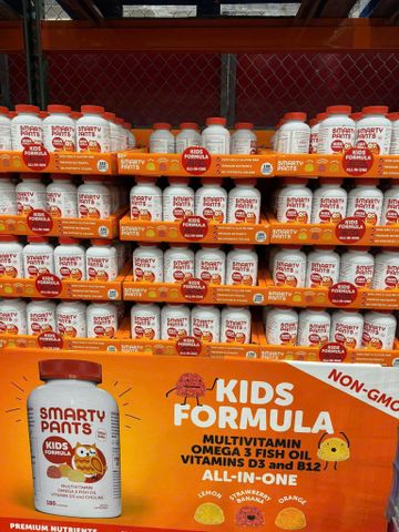 Kẹo Smarty Pants Kids Complete 180v Mỹ - Bổ sung vitamin tổng hợp giúp trẻ thông minh