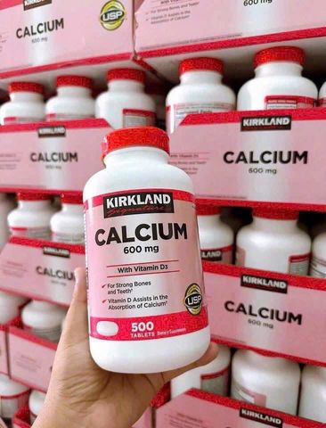 VIÊN UỐNG CANXI KIRKLAND 600MG + D3 500 VIÊN MỸ