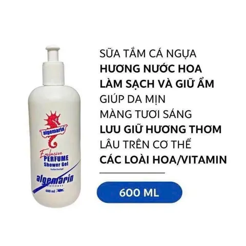 Sữa Tắm Cá Ngựa Algemarin Đức - Dưỡng Da Mịn Màng, Thơm Nhẹ, Phù Hợp Mọi Loại Da