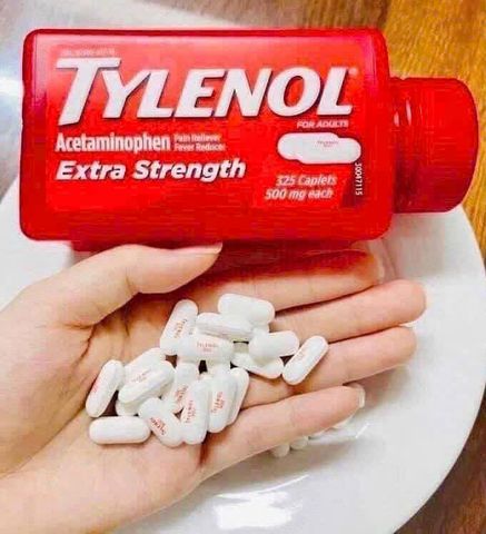 VIÊN UỐNG GIẢM ĐAU HẠ SỐT TYLENOL 290v Mỹ