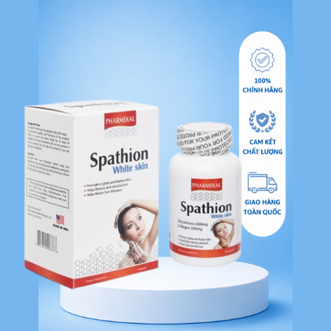 [Nhập khẩu] Viên uống Pharmekal Spathion hỗ trợ giúp chống lão hoá, làm đẹp da (Hộp 30 viên)