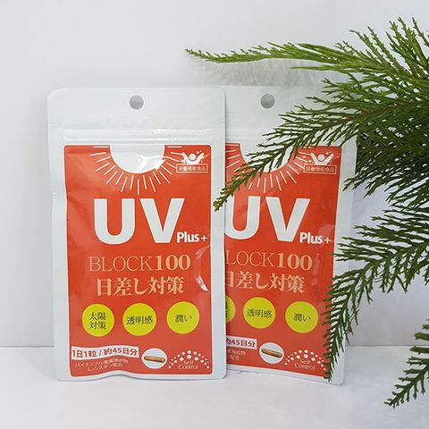 Viên uống chống nắng UV Plus+ Block 100 Nhật Bản, bảo vệ da, ngăn ngừa lão hóa, giữ ẩm cho da.