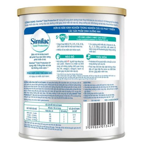 Sữa Similac Total Protection O+ 380g (0-12 tháng) cho bé sinh mổ