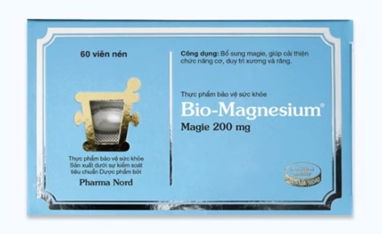 [Nhập khẩu] Viên uống PHARMA NORD Bio Magnesium 200mg bổ sung magie ( 60 viên)