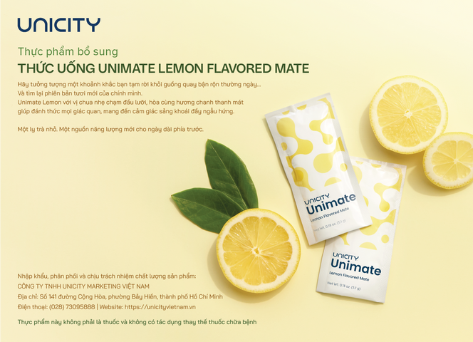 Unimate Vị Chanh Mới Unicty 
