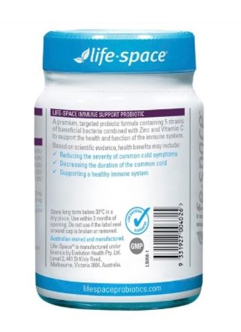 [Nhập khẩu] Viên Uống Life Space Adult Immune Support Probiotic Bổ Sung Men Vi Sinh Tăng Đề Kháng (60 Viên)