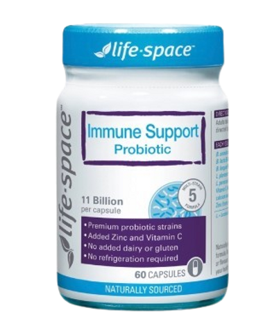 [Nhập khẩu] Viên Uống Life Space Adult Immune Support Probiotic Bổ Sung Men Vi Sinh Tăng Đề Kháng (60 Viên)