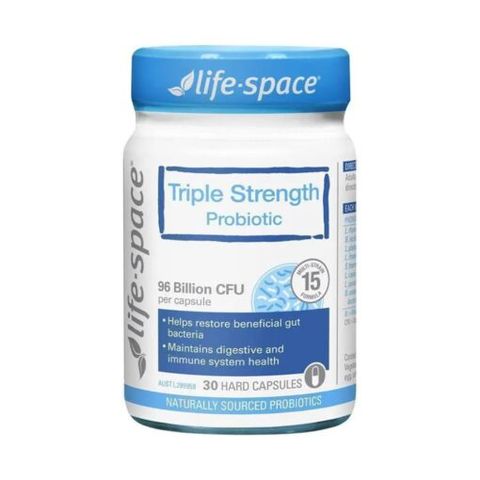 [Nhập khẩu] Life Space Triple Strength Probiotic 96 Billion CFU - Viên Uống  Giúp Bổ Sung Lợi Khuẩn (30v)