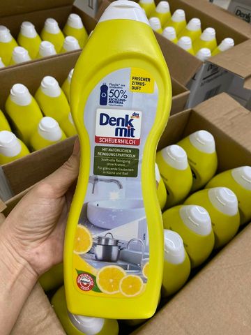 Kem Tẩy Đa Năng DENKMIT Scheuermilch Hương Chanh Dung Tích 750ml